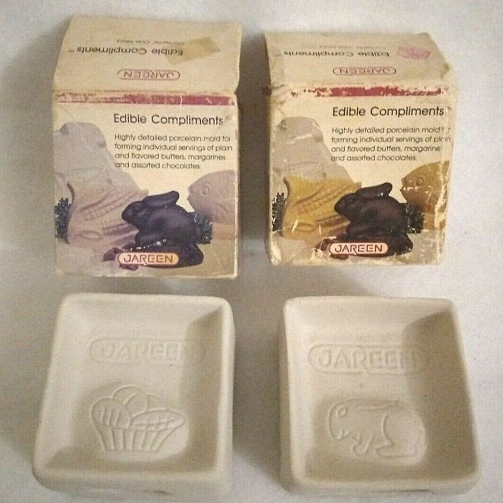 Jareen Edible Compliments Butter Molds Rabbit Brea
